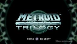 Metroid Prime Trilogy Title Screen
